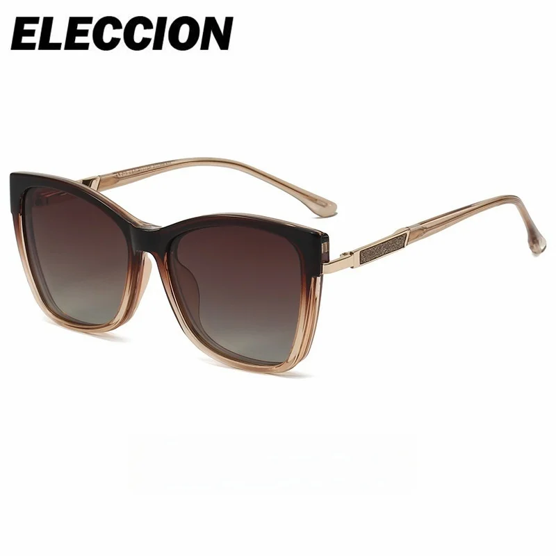 ELECCION Óculos de sol polarizados magnéticos com clipe UV Óculos de sol polarizados com prescrição personalizável Óculos de leitura