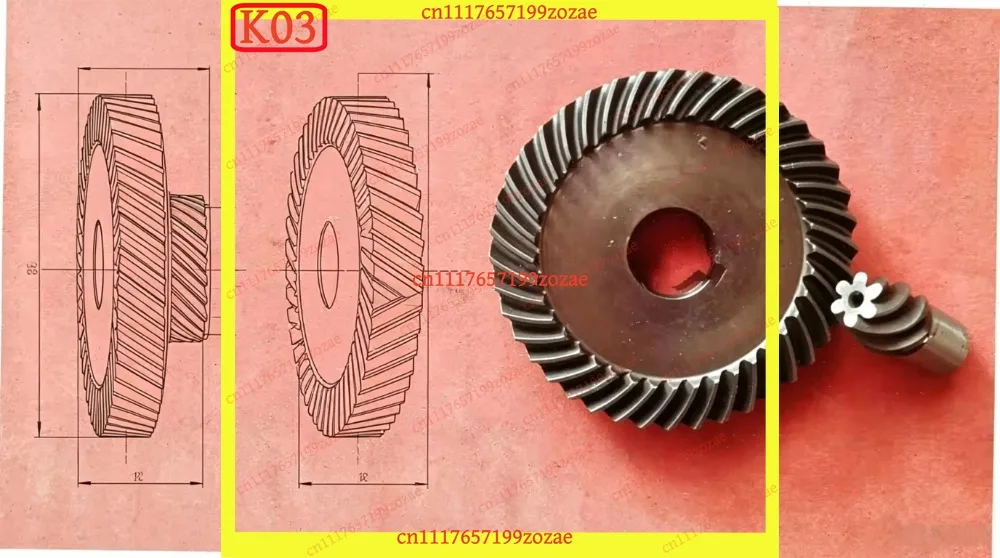 K03 1 Set Gear for Saber Reciprocating Saw Lithium Multi-Function Logging Saw, Replacement Parts
