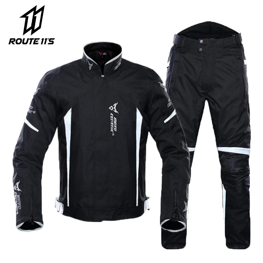 

Motorcycle Jacket Motorbike Riding Reflective Coat Moto Jacket +Pants Riding Racing Motorbike Clothing Moto Suit