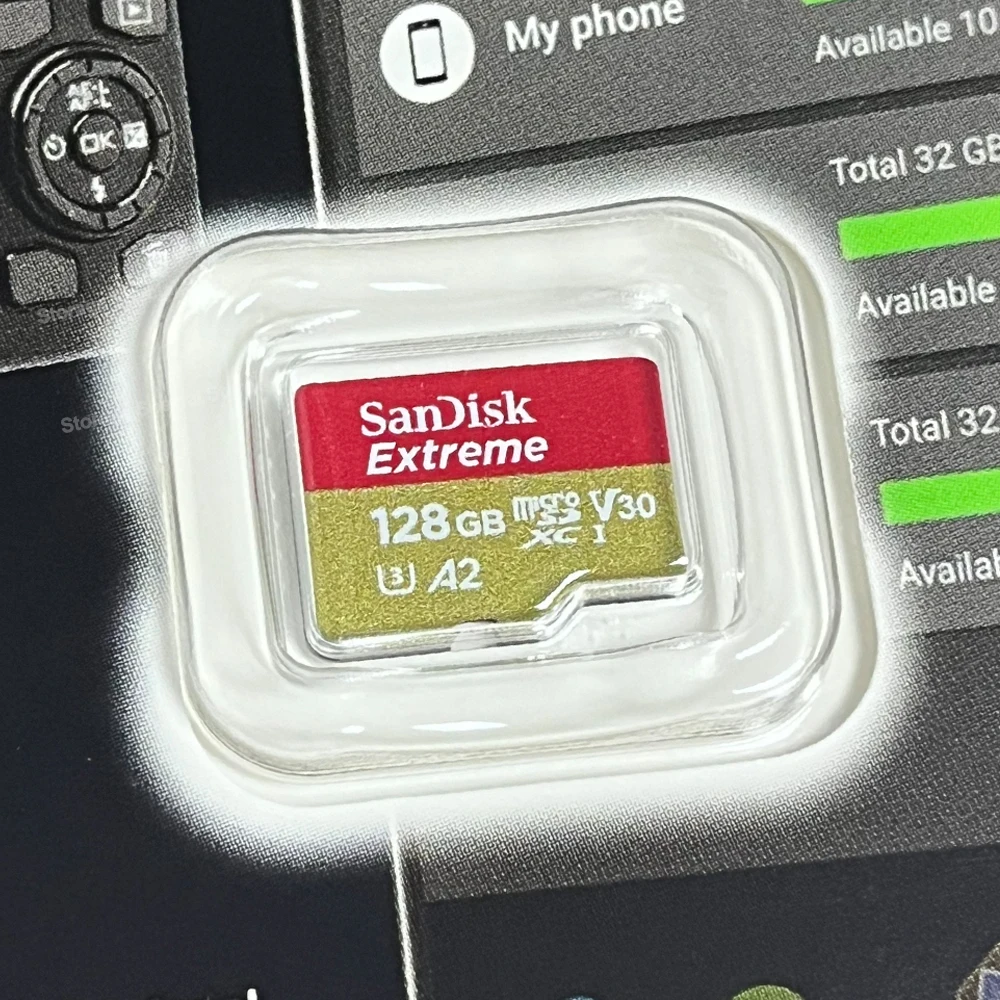 Extreme MicroSDXC Memory Card Original A2 U3 UHS-I Cards USB3.0 4K Flash micro SD Card do aparatu GoPro DJI Nintendo