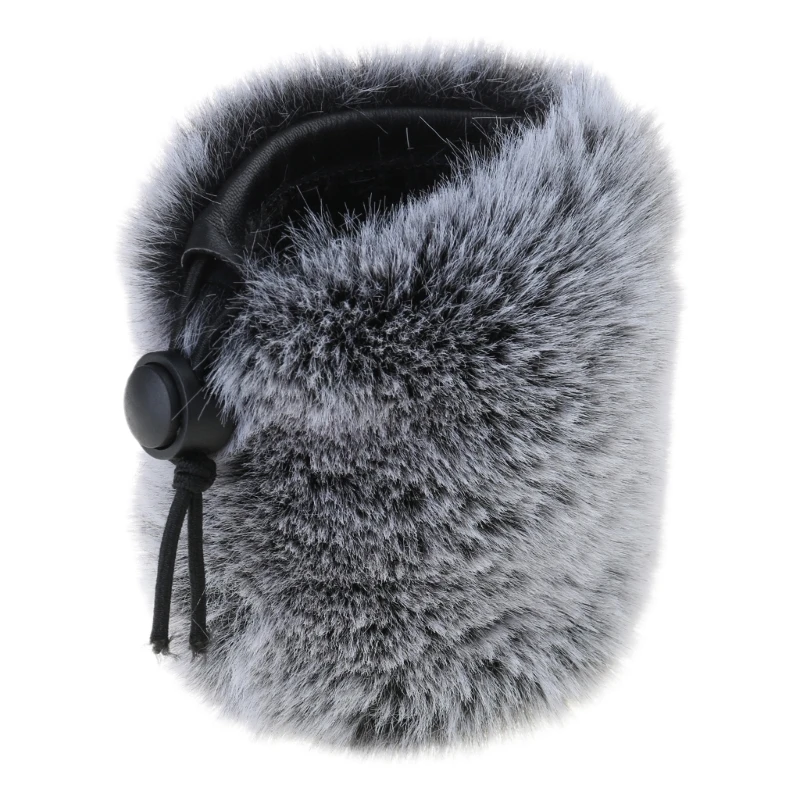 Szya microfone palco grosso para-brisa espuma pele artificial para microfones atr2500 at2035 at202