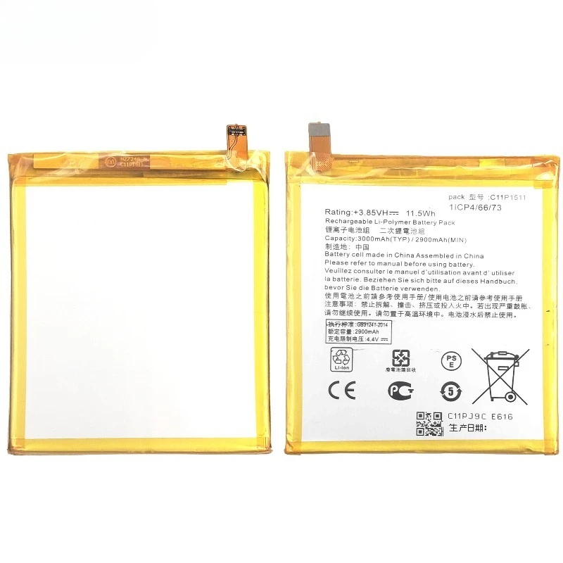 

C11P1511 for ASUS ZF3 5.0/ZE552KL/Z012DC/Z012DA/EZF4 Selfie Pro(ZD552KL)/Z01MDA/ZF3 Mobile Phone Battery Replacement Bateria
