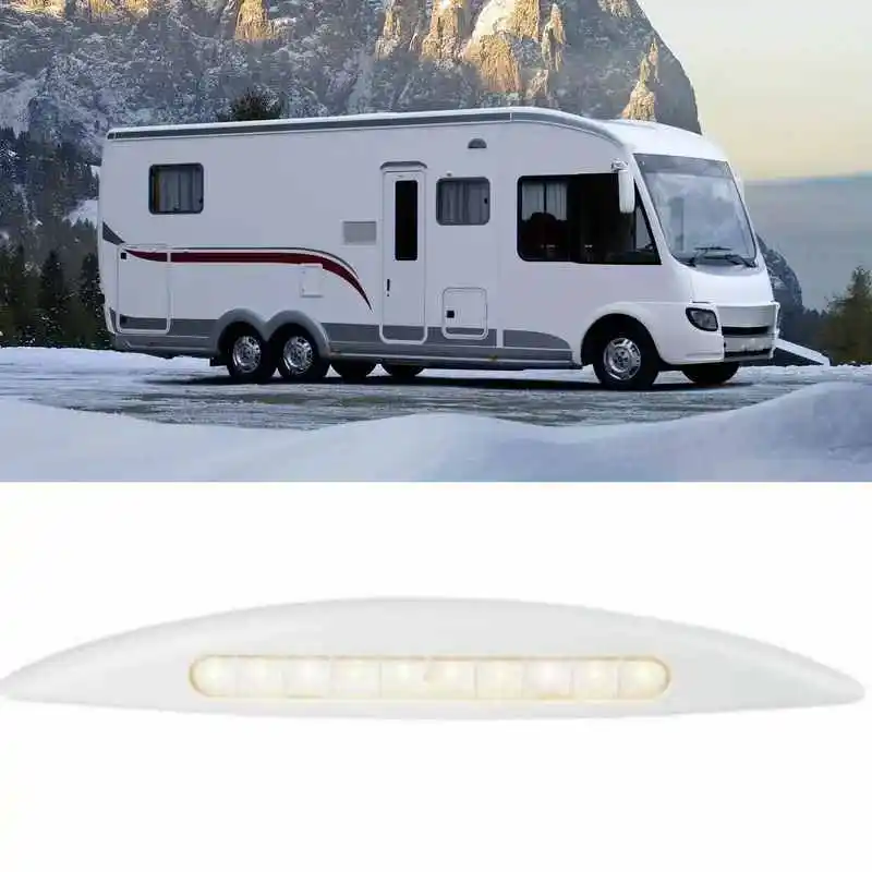 

1 шт., внешний солнцезащитный козырек для крыльца, белый, 12 В/24 В, светодиодный для Elddis Coachman, для прицепов на лодках на колесах, туристических кемперов