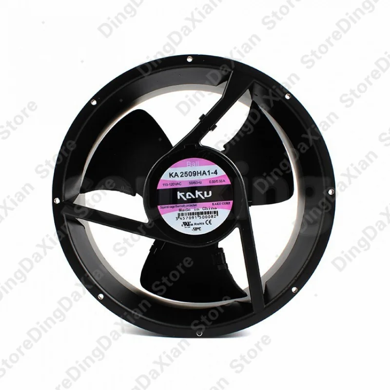 X FOR KAKU KA2509HA1-4 110V 0.65A 25489 Axial flow fan for electrical cabinet 1pcs