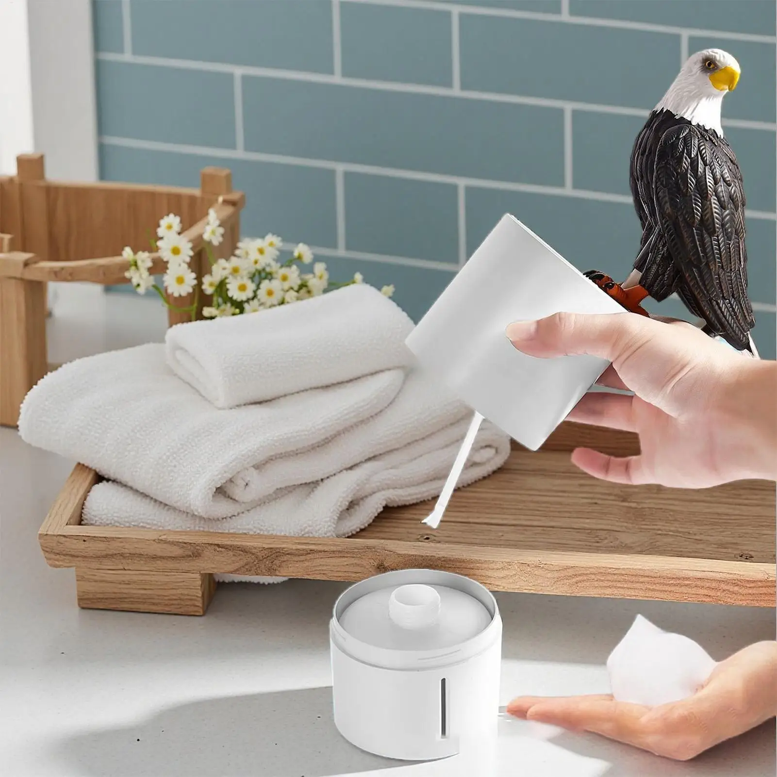 Automatic Soap Dispenser Peace Bird Shape Precise Dispensing Touchless Foam Soap Dispenser For Home Kitchen Bathroom Dormitory