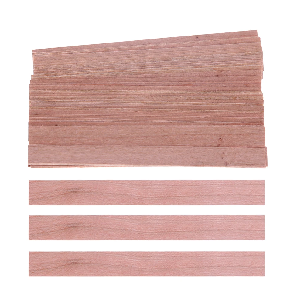 Stoppini in legno da 50 pezzi per candele candela di soia o cera di palma forniture per candele fai da te strumento quotidiano per feste in famiglia