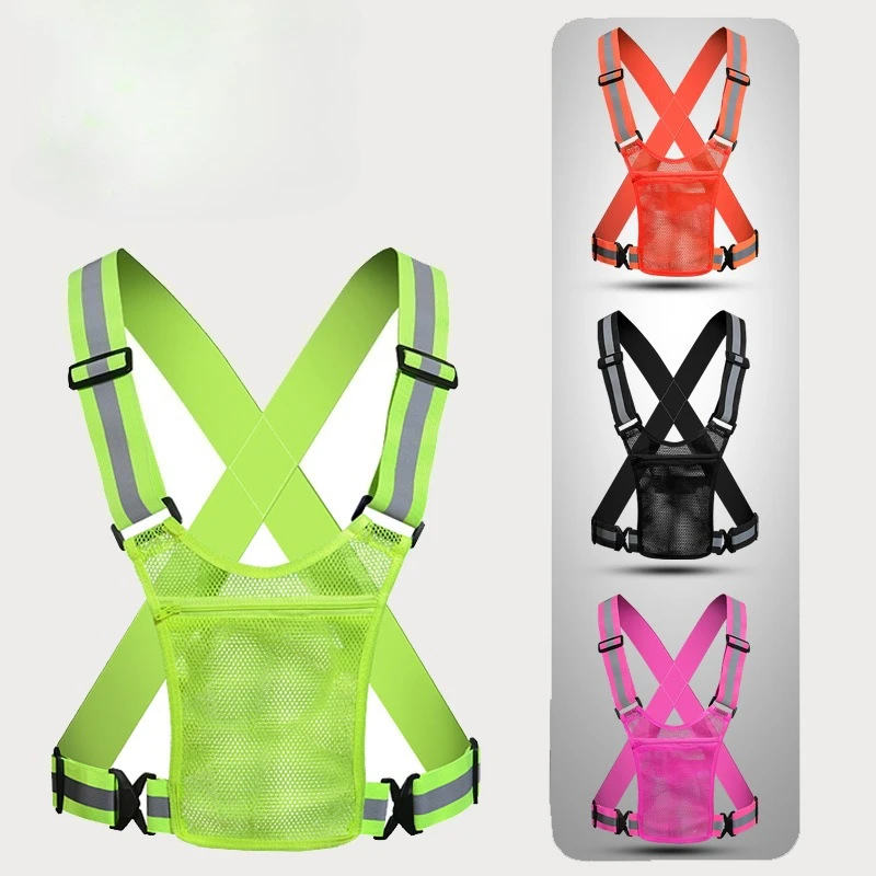 Reflective Strap Outdoor Reflective Vest Reflective Belt Night Running Strap Reflective Clothing Cycling Reflective Vest