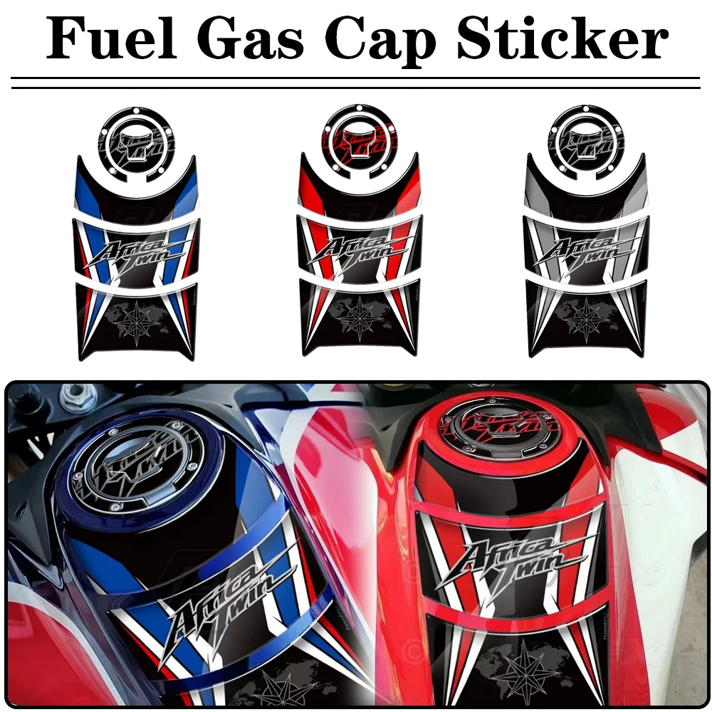 For Honda CRF1000L Africa Twin 2016 2017 2018 2019 Motorcycle Fuel Gas Cap Sticker Tank Pad