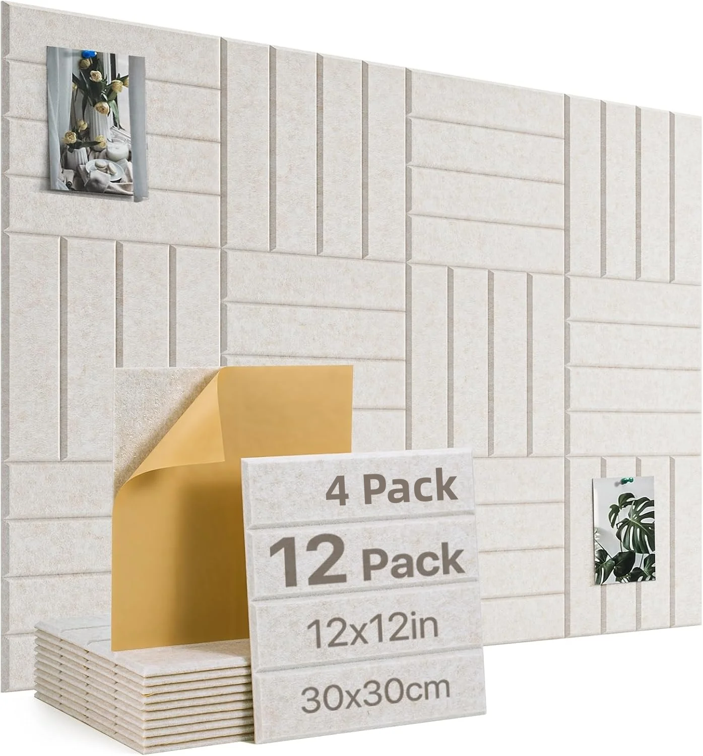 Thick Self Adhesive Foam Felt Wall Stickers Board Photo Wall Art Waterproof DIY Acoustic Felt Panels Wall Board Home Decoration