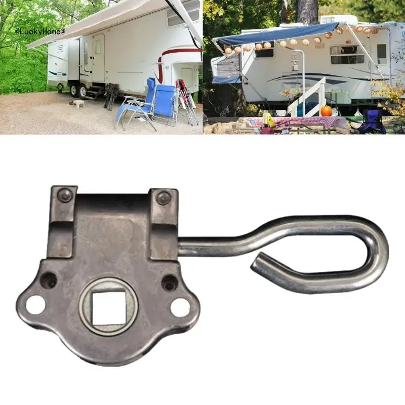 Weather Resistant Awning Gear Manual Crank for Outdoor Canopies Durability 11UA