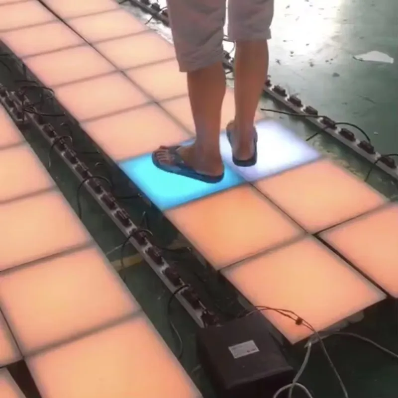 Waterproof LED Sensitive Interactive Full Color Dance Floor Tile