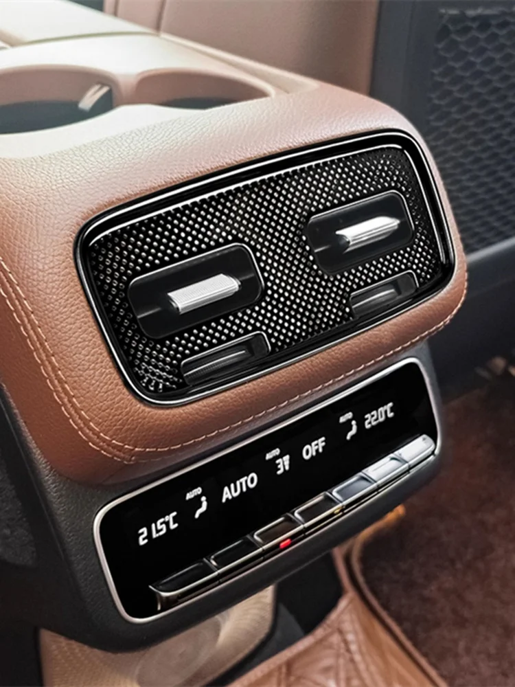 Couvercle de ventilation de climatisation pour siège arrière de voiture, masque de Ventilation Central du pilier B pour Mercedes Benz GLE GLS classe W167 2020 – 2026