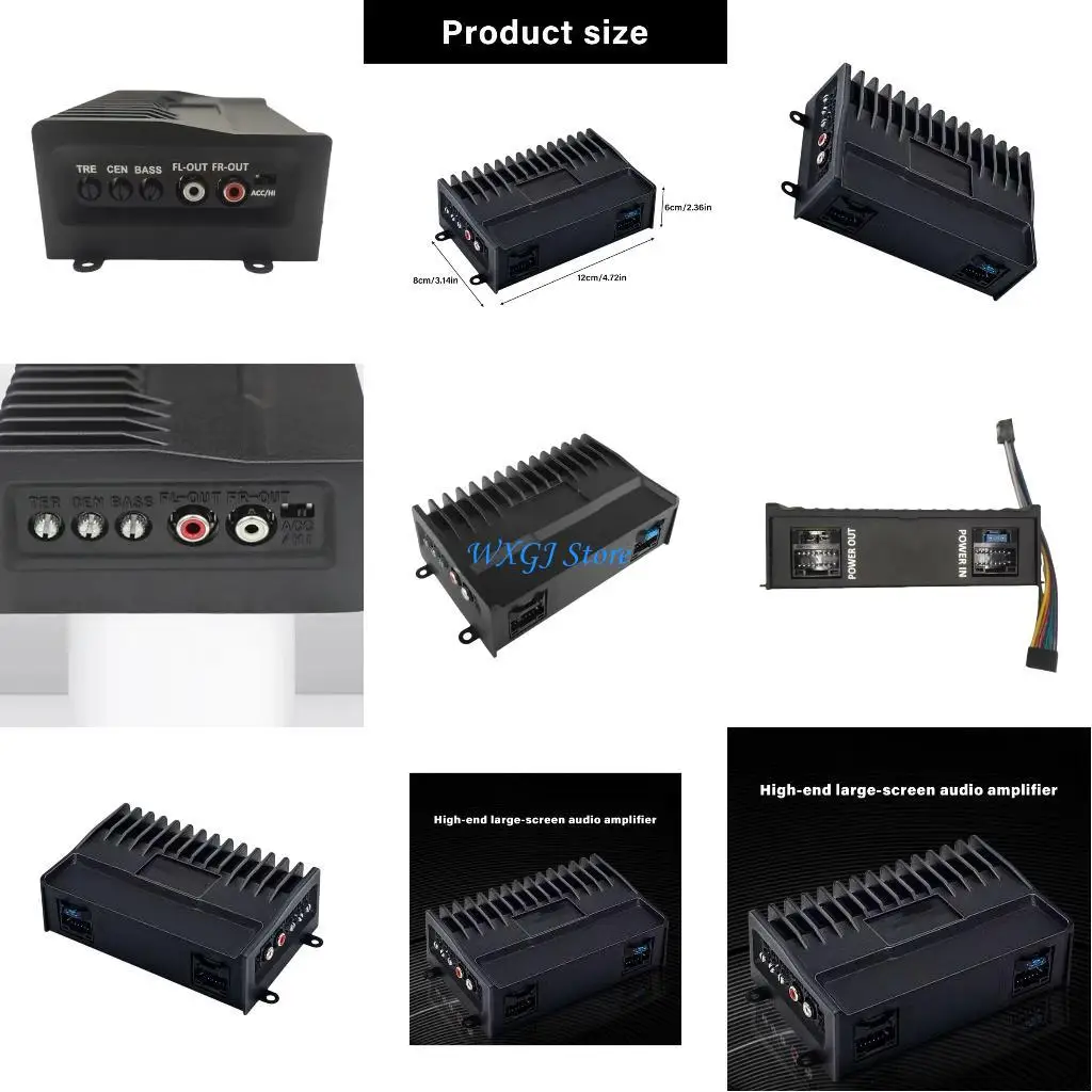 

37JE Car Processor Boosts Mids Highs Suitable for Car Entertainment