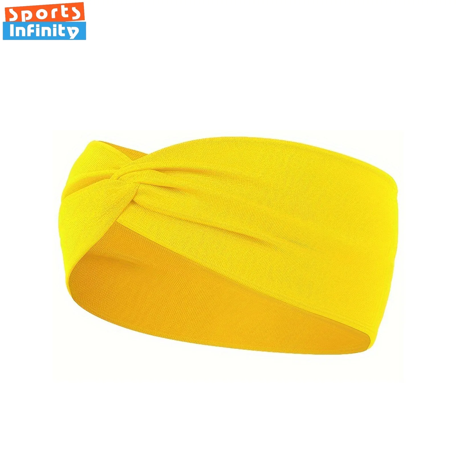 Women's Yoga Sports Elastic Headband - close-up view