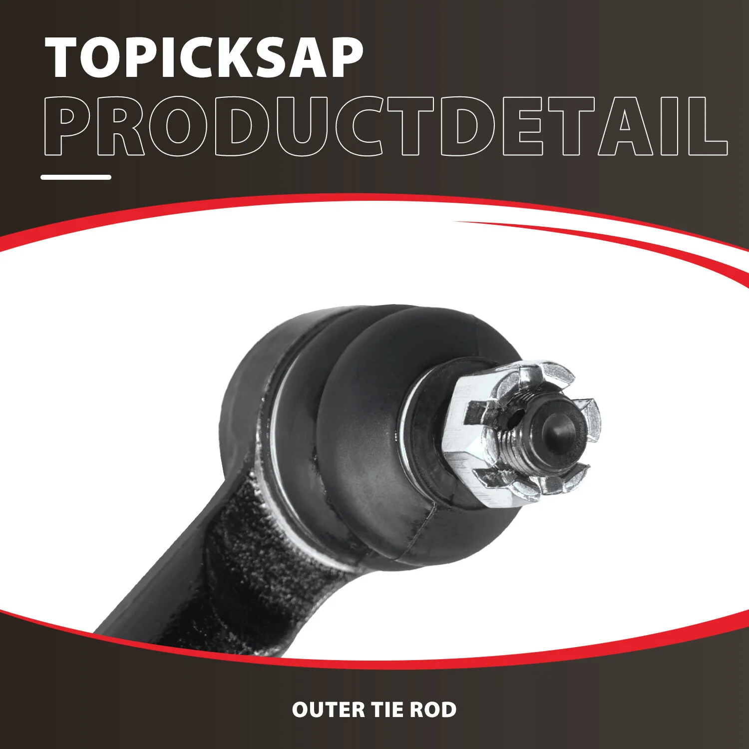 TOPICKSAP 12Pcs Front Lower Left Right Control Arm w/Ball Joint Tie Rod Boot Sway Bar Link for Acura RDX 2007-2012 K621548