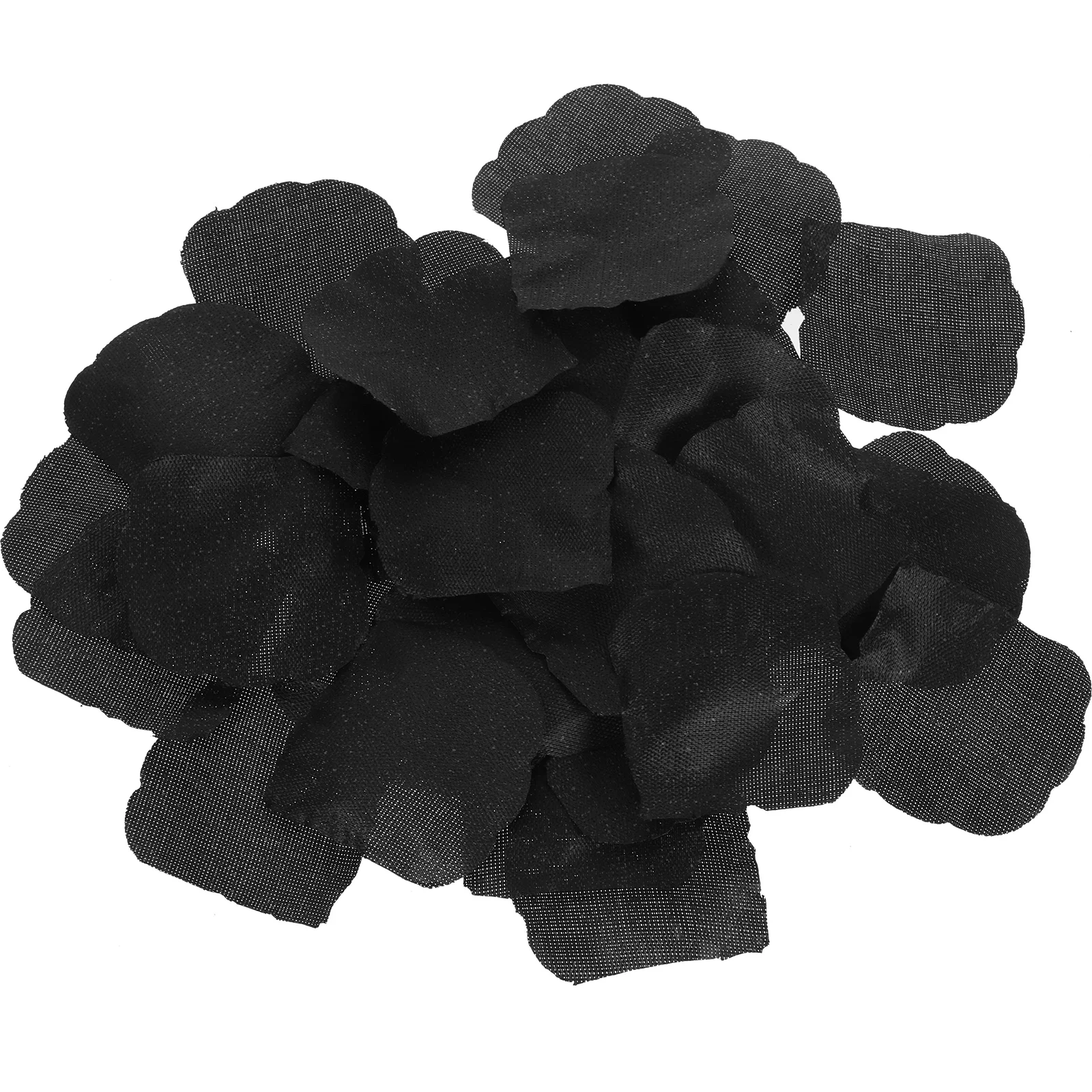 10 Packs Decor Rose Petals Wedding Flower Party Favors Engagement Decoration Black Cloth Holiday