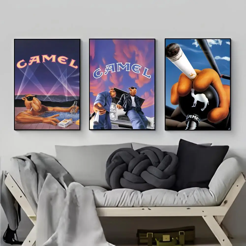Desert Wildlife Animal C-Camel Poster Elegant Indoor Artwork Design & Contemporary Home Decor