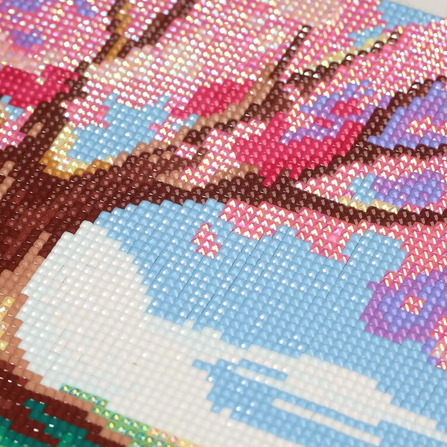 FOREVER YOUNG 5D DIY Diamond Painting Card Four Seasons Scenery Full Square with AB Beads for Beginners Craft Diamond Home Decor