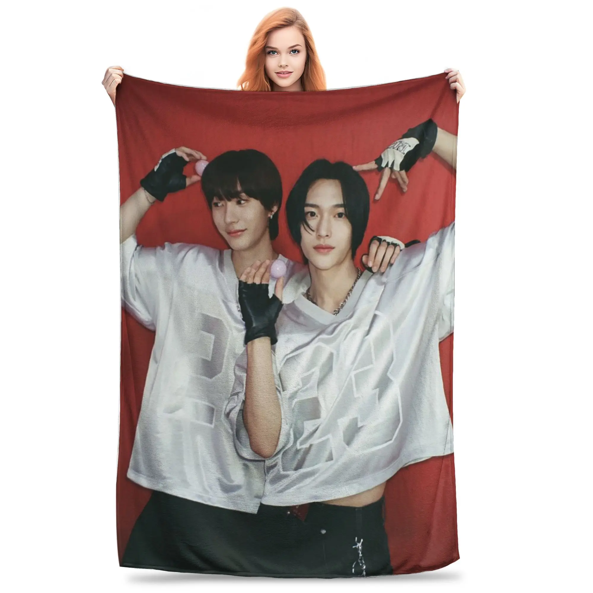 

Фланелевое одеяло RIIZE Wonbin & Anton, теплые плюшевые одеяла, мягкое постельное белье для кровати, гостиной, дома, путешествия, дивана