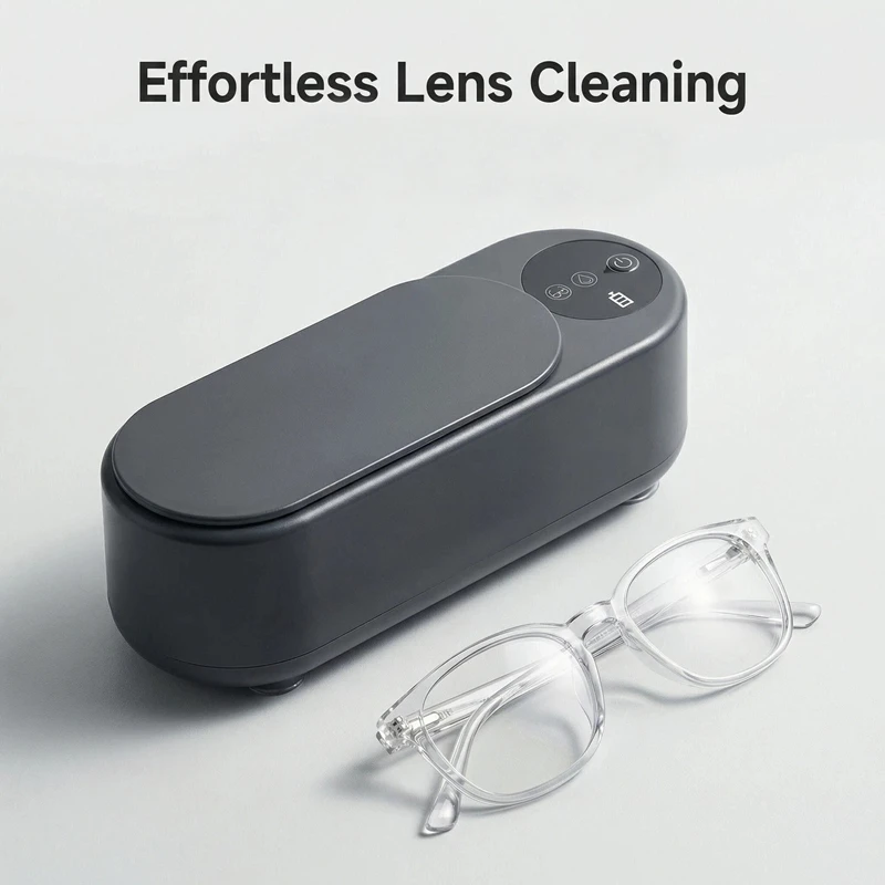 Lenovo – neues, tragbares Ultraschall-Reinigungsgerät für den Hausgebrauch, vielseitiges Reinigungsgerät für Brillen, Schmuck, Zahnprothesen und Uhren. – Detail 6