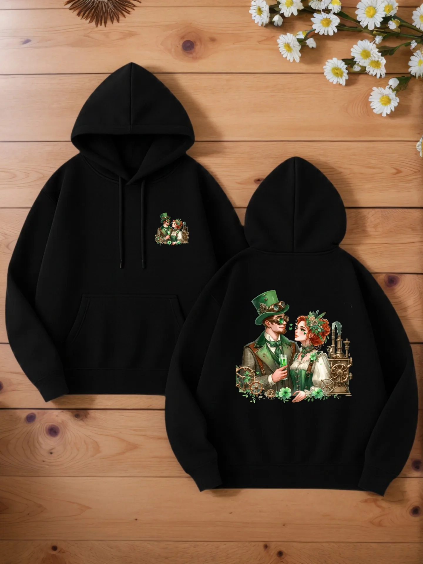 

Мужская толстовка с графическим рисунком, винтажный графический принт, повседневный стиль, смесь хлопка, для повседневной носки, для молодых мужчин