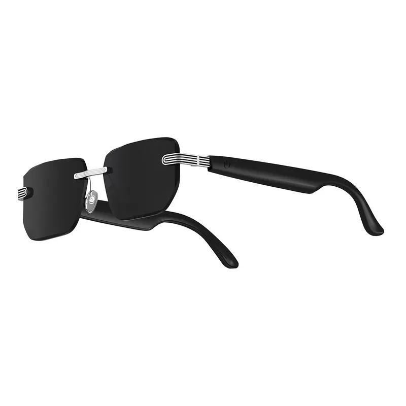 Smart Glasses AI Artificial Intelligence Rimless Bluetooth Audio Myopia Presbyopia Photochromic Lenses Wireless Headset