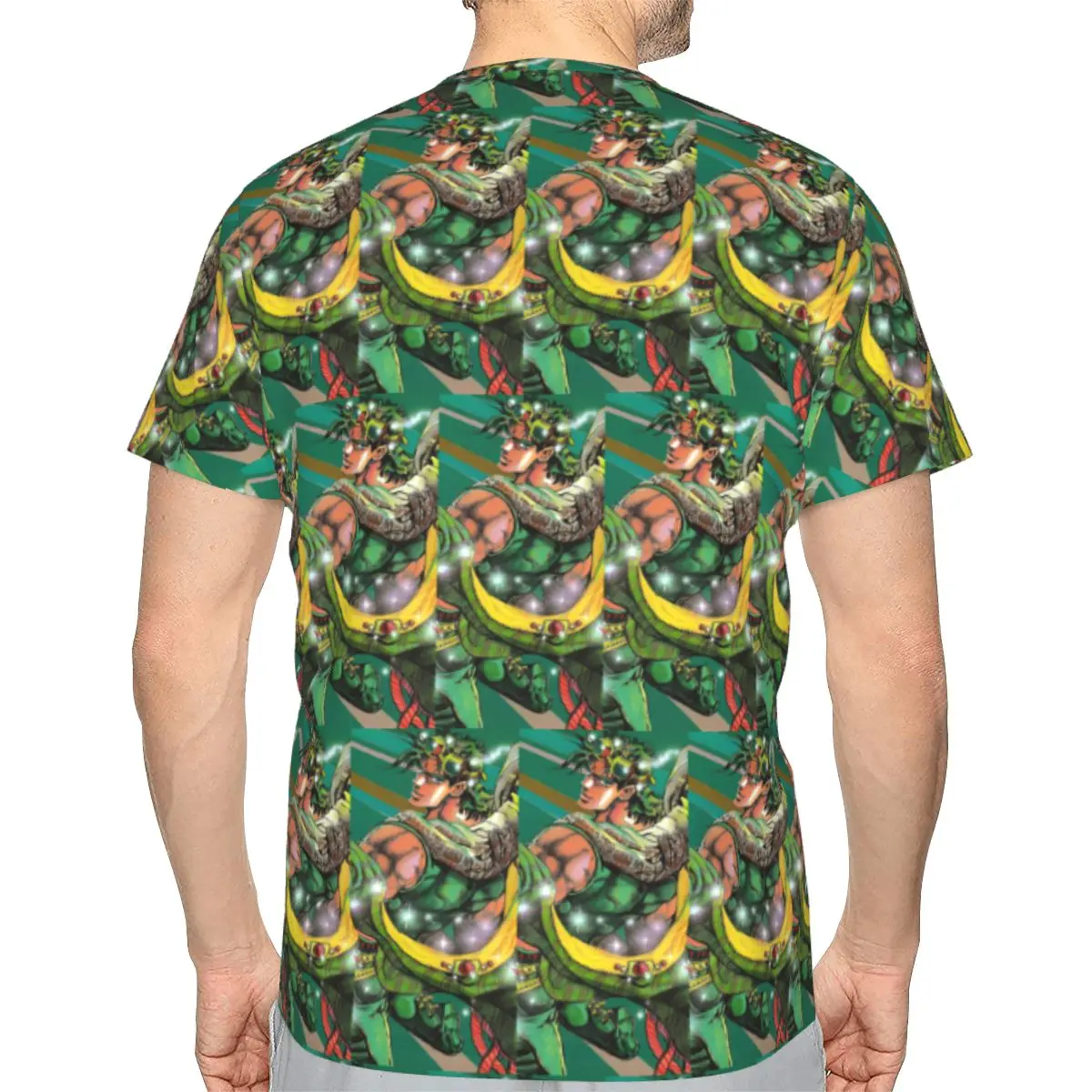 Jojo Bizarre Adventure Joseph Joestar Anime 100% Cotton T-Shirt Men'sFunny T Shirts Men O-Neck Short Sleeve