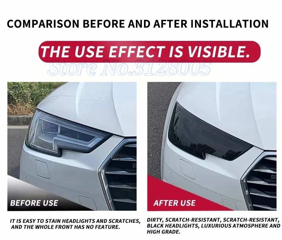 Ppf Selbstheilende TPU Auto Scheinwerfer Anti Kratzer Wrap Film Schützende Auto Rücklichter Film – Detail 3