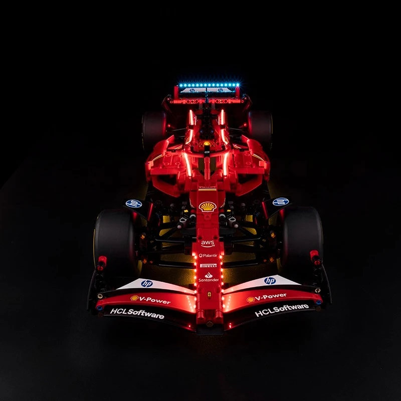 Set di illuminazione a LED adatto per LEGO Technic Ferrari SF-24 F1 Car 42207 Building Blocks (modello di mattoni non incluso)
