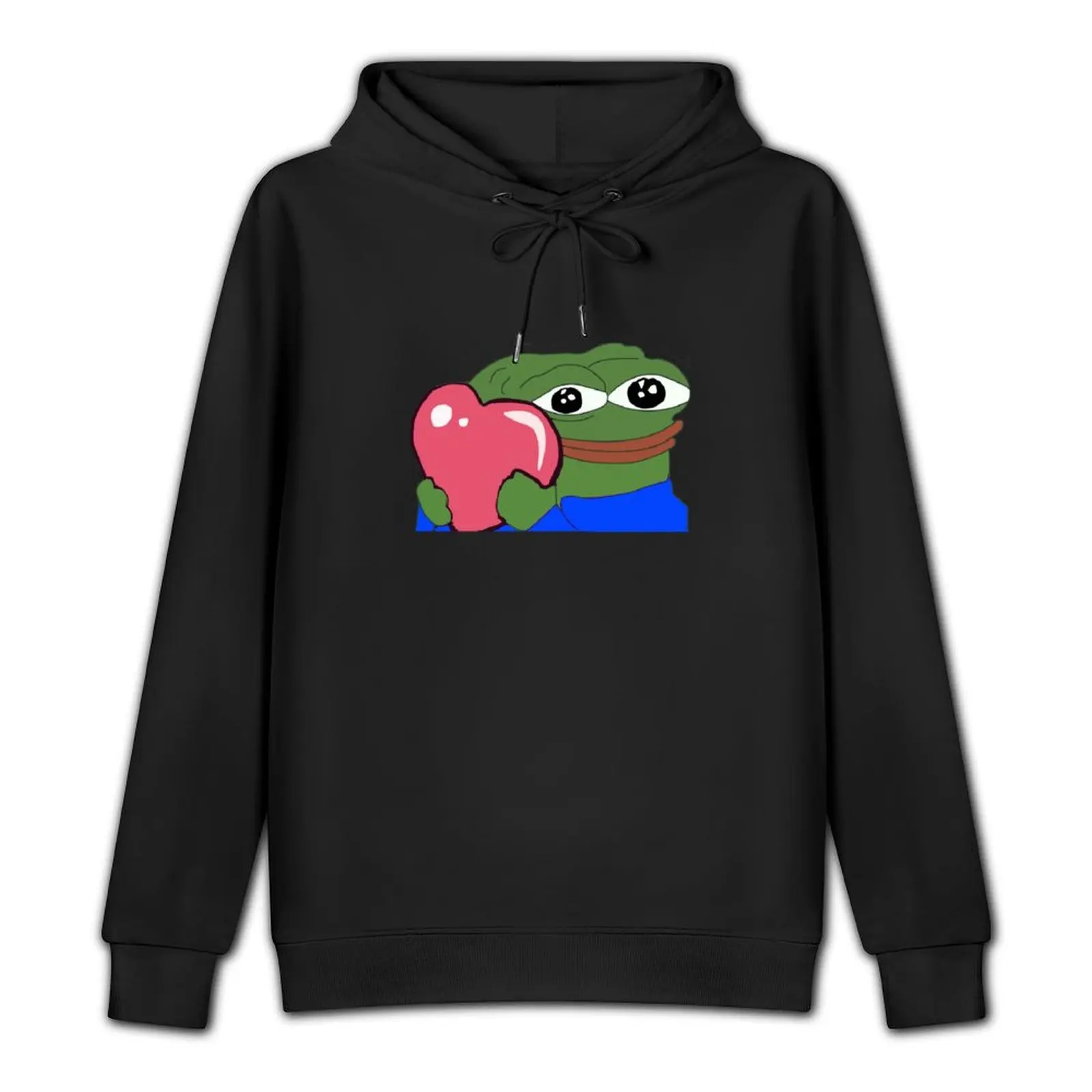 Peepo Heart Pepe Love Pullover Hoodie winter clothes streetwear men men wear autumn hoodie