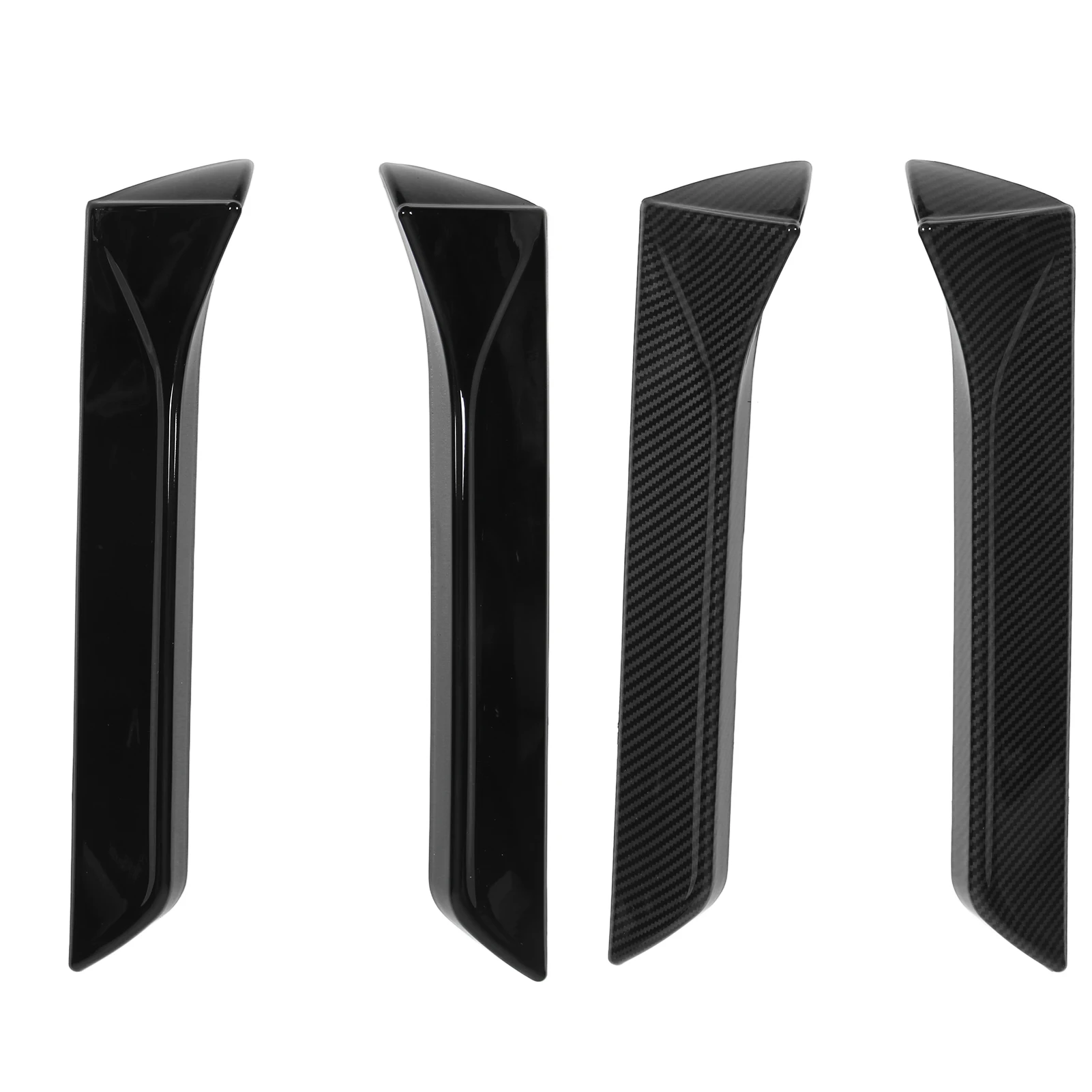 Rear Window Wing Trim Aerodynamic Exterior Rear Window Side Spoiler UV Resistant Left Right Clear Coating for Car Modification