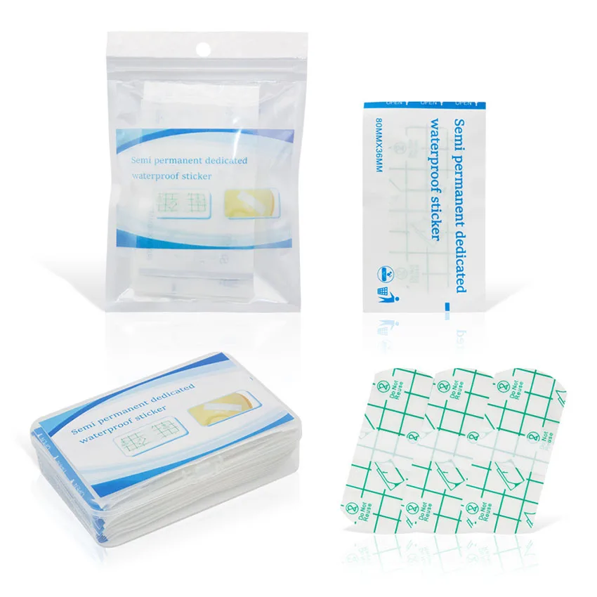 Embroidered Eyebrow Sterile Waterproof Application Eyebrow Protection Patch Dressing Patch