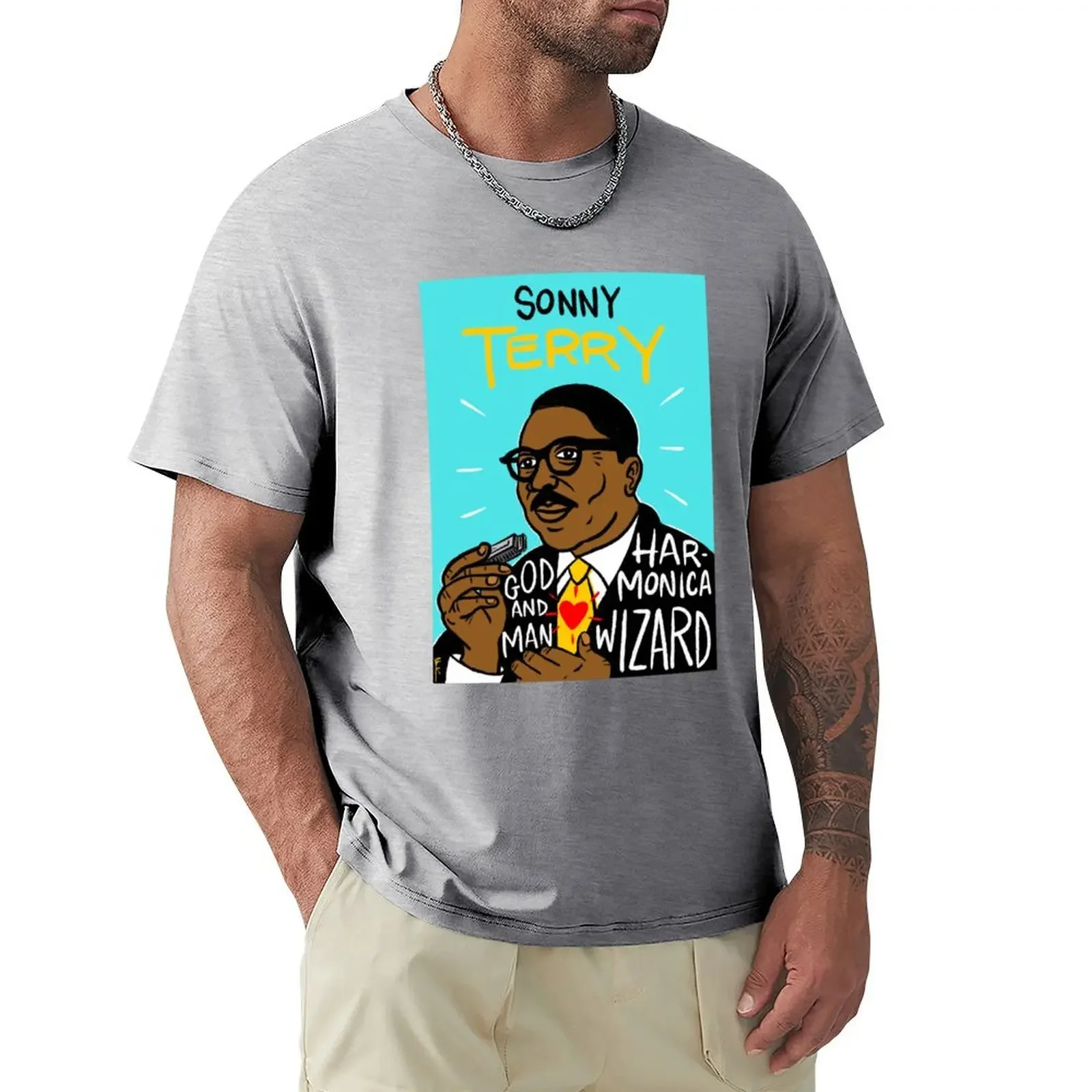 Sonny Terry Blues Folk Art T-Shirt basketball graphic tees graphic shirts funny t shirts for men