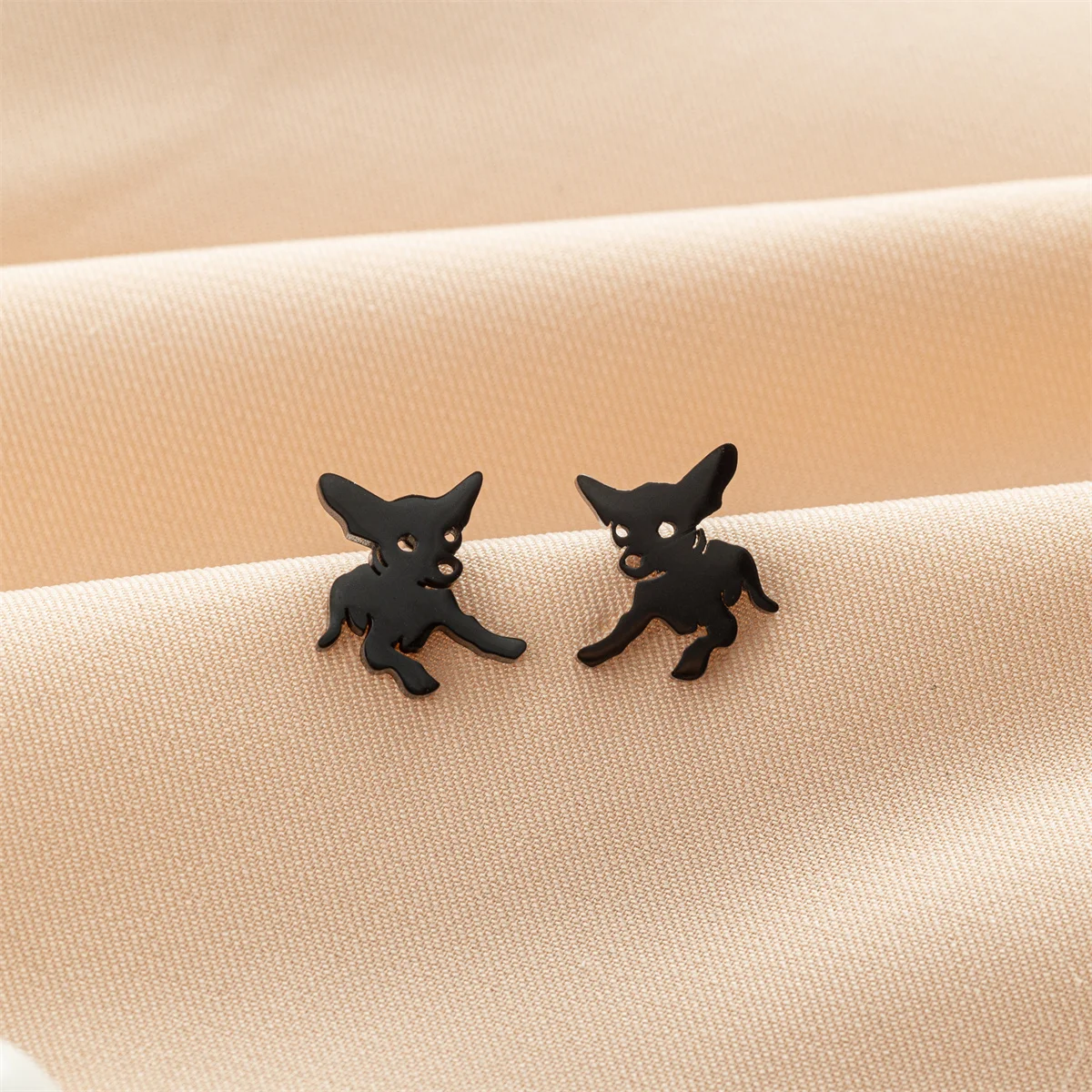 5Pair/Stud Earrings For Women New Gold Fashion Animal Dog Tragus Piercing Stainless Earring  Accessories Gift Jewelry Wholesale