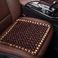 Wood Bead Car Seat Cushion Summer Breathable Cooling Seat Office Massage Cover Pad Mat for Car Office Home