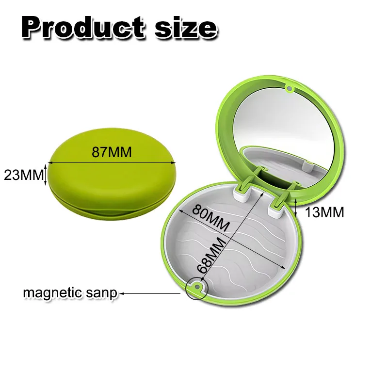 1Pcs JAVIDENT Orthodontic Case Dental Retainer Box Case Magnetic Aligner Mouth Guard Oral Hygiene Oral Care Organizer Denture