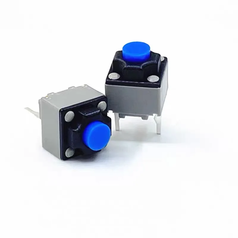 10PCS Blue/Red Silent Switch Push Mute Buttons 6*6*3.5mm/6*6*4.3/6*6*7.3/6x6x9.5MM Wireless Wired Micro Switch for Keyboard