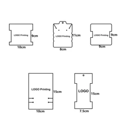 Personalize Logo Jewelry Display Holder Custom Bracelet Card Necklace Brooch Keychain Stand Packaging Supply For Small Business