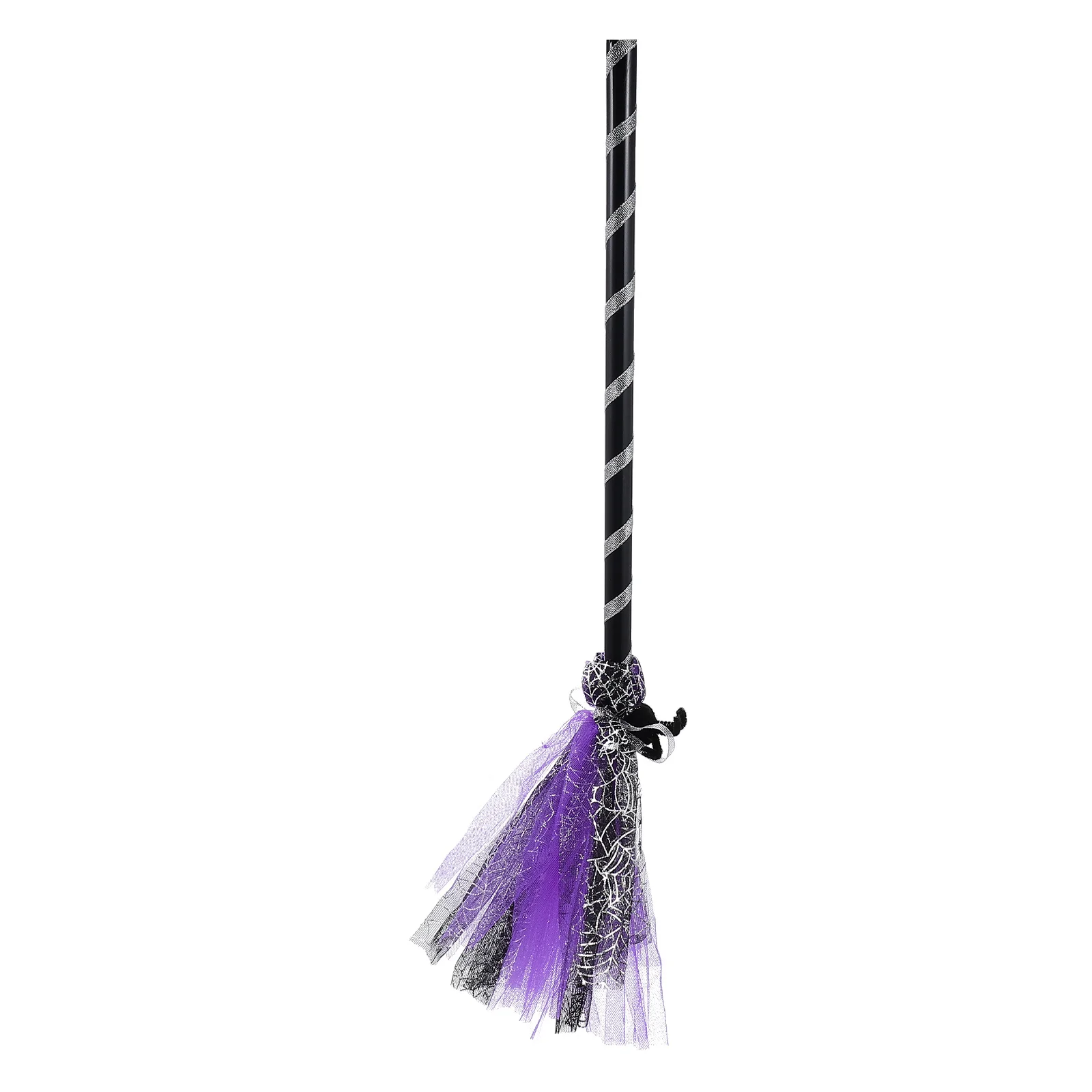 Balai d'halloween Durable, 1 pièce, accessoire de sorcière pour fête costumée, décorations d'halloween, arrière-plan de scène et hanté