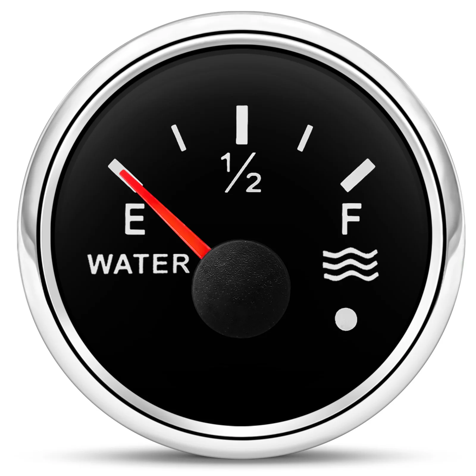 Auto- und Boot-Booster-Alarmanzeige 2'' 52mm Öldruckmesser Wasserstandsmesser Kraftstofftemperatur 12V 24V Voltmeter Zubehör Messgerät – Detail 18