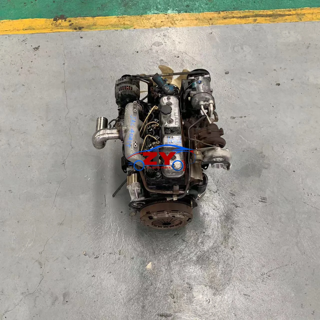 Used Diesel Engine for JAC Truck 4DA1T With air Pump 4-cylinder 2.5L for Heavy Load and Various Working Environments