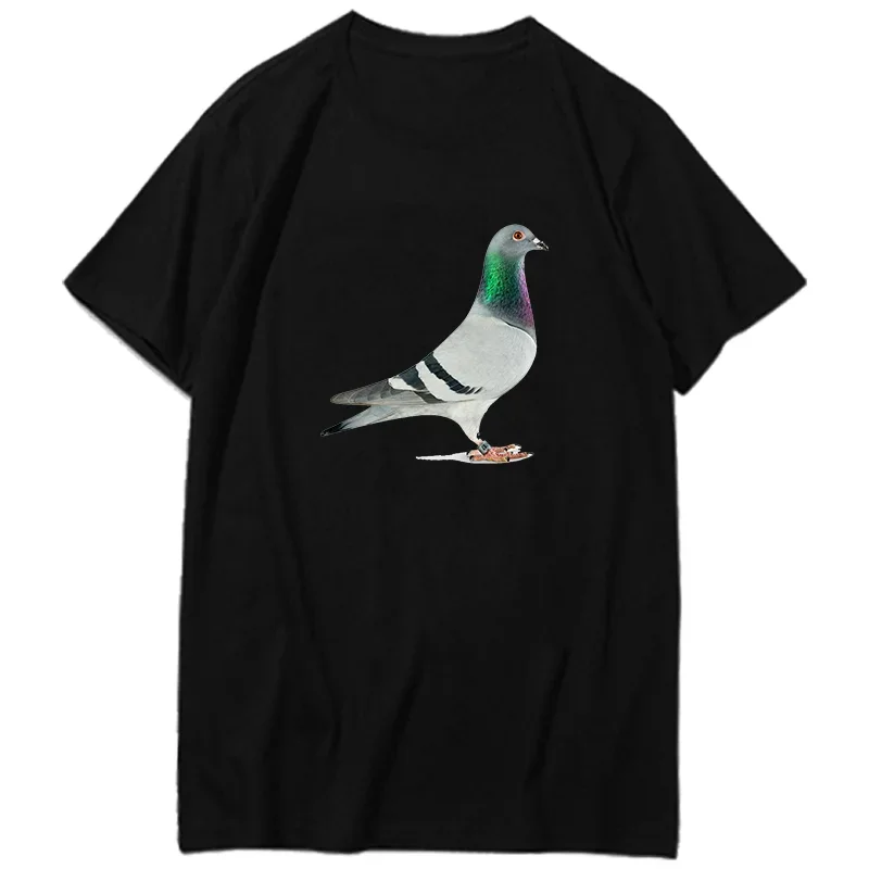 Bird Pigeon Animal Classic Graphic T Shirts Unisex T-Shirt Oversize t-shirts Short Sleeve Summer Harajuku Men's Clothing