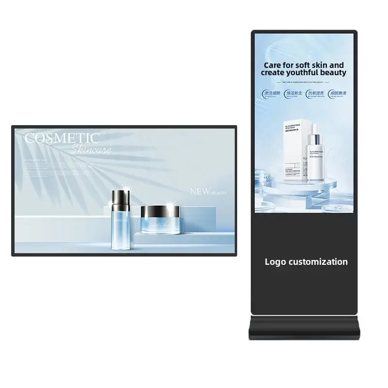 

Best Selling 55 Inch Kiosk Full Screen Advertising Touch Screen For Retail Stores Shopping Malls Indoor Advertising LCD Display