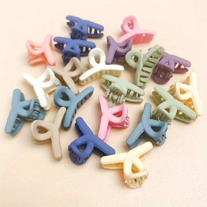 South Korea Mixed Matte Small Size And Word Grab Clip Mini Candy Color Hair Grab Forehead Bangs Broken Hairpin Hair Accessories