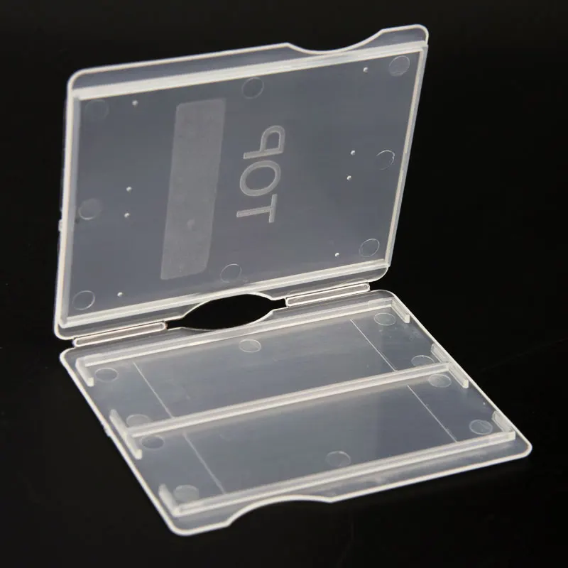 Pathological Slides Storage Holder Box Microscope Slice Holder Case Plastic Can Hold 2 PCS Slice