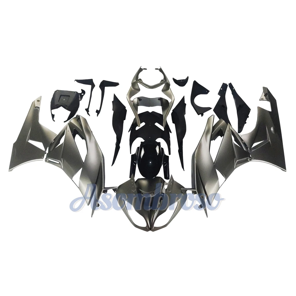 Silve Gray ABS Plastic Body Injection Fairing kit For Ninja ZX 6R 2009 2012 2011 2010 ZX 636 ZX-6R ZX6R 09-12