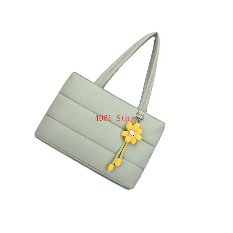 

Modern Quilted Shoulder Bag Multi Compartment Storage Comfortable Underarm Bag