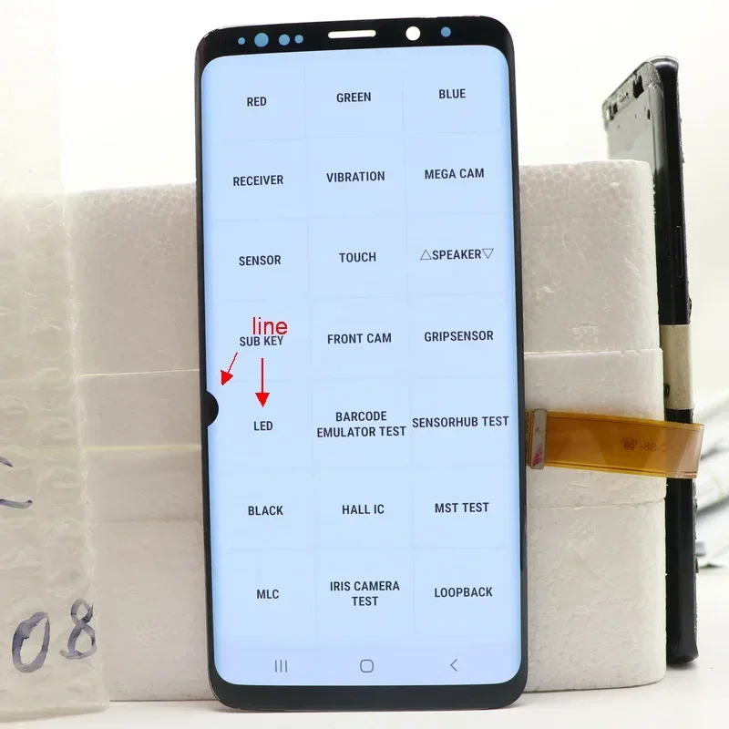 Super AMOLED S9+ Display Screen For Samsung Galaxy S9 Plus G965F G965 G965N S9Plus Lcd Display Digital Touch Screen Assembly