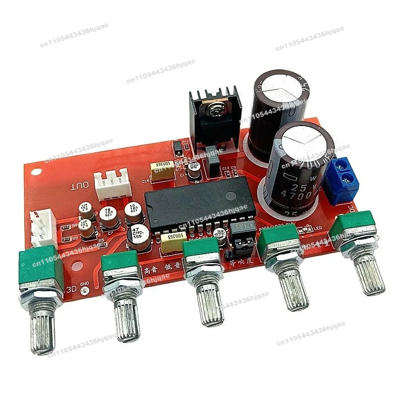 LM4610N Tone Board with 3D Surround Effect Single Power Supply