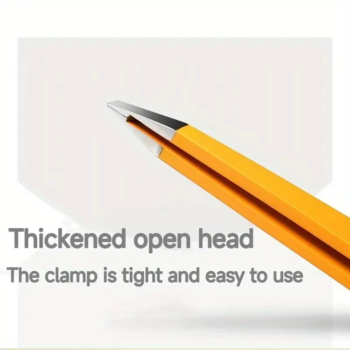 1/3/5PCS Eyebrow Tweezers Color Beauty Fine Hair Puller Makeup Tool Stainless Steel Diagonal Eyebrow Clip Disassembly (Orange)